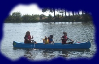  canoeing with the family